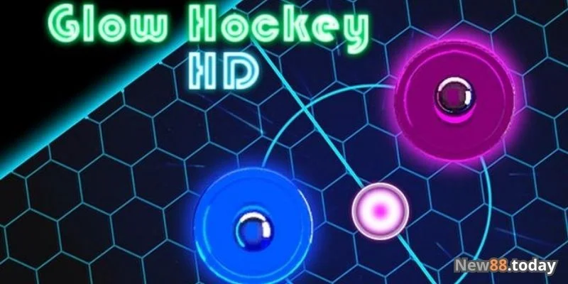 Game 2 người chơi: Glow Hockey