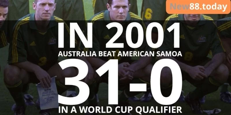 2. Australia 31-0 American Samoa