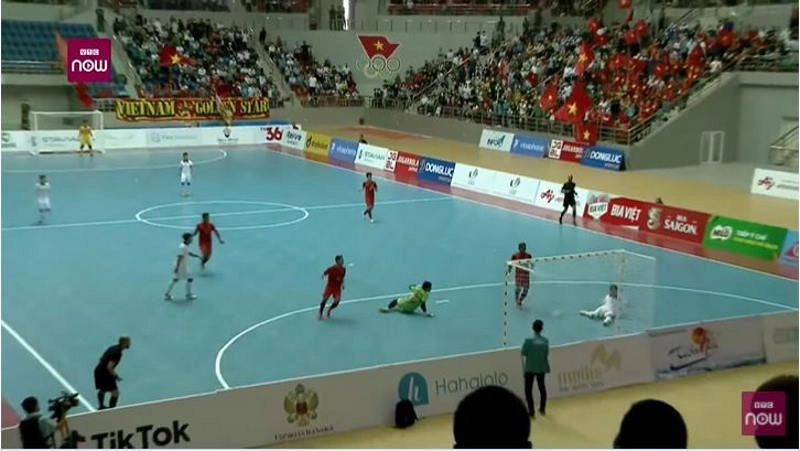 Đội tuyển Futsal Việt Nam đã có một trận đấu tưng bừng