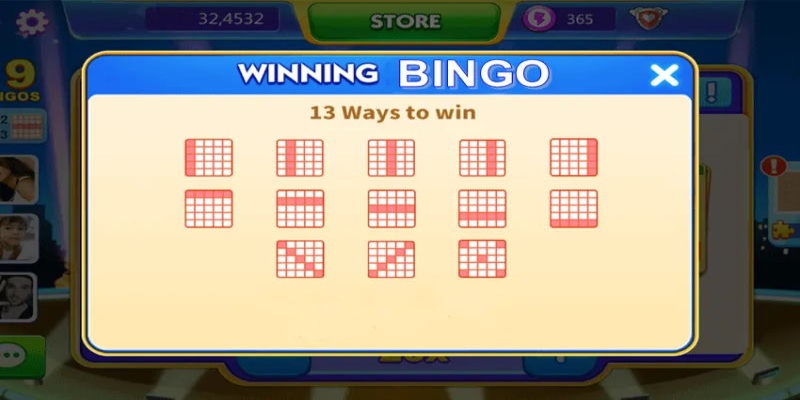 Các cách xác định người chiến thắng của trò chơi Bingo
