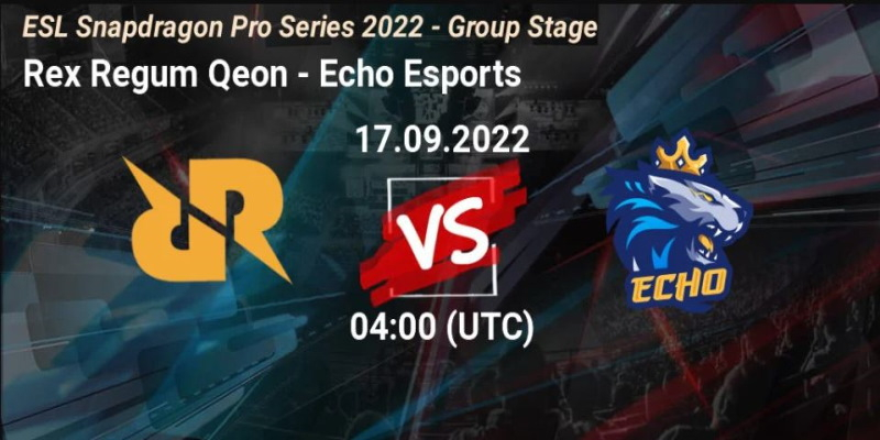 Trận đấu giữa Rex Regum Qeon vs ECHO Esports sẽ diễn ra vào 11h ngày 17/9/22